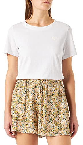 Mavi Damen Shorts, Antique White Soft Ditsy Printed, M