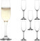 lav Sektgläser 6er Set - Klare Sektgläser 8 oz - Mimosa Gläser mit klassischem elegantem Design - Prosecco Gläser für Hochzeitsfeiern und ausgefallene Events - Made in Europe