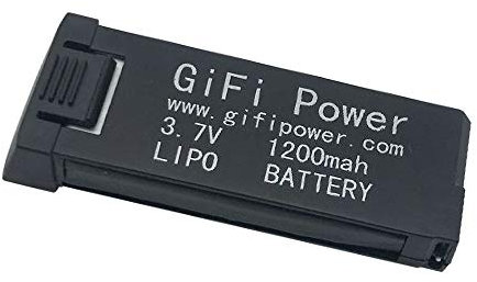 TOPCHANCES Paracity, 3.7V 1200mAh Large Capacity Replacement Battery Light Lipo Drone Battery for Eachine E58 RC Drone (Black)