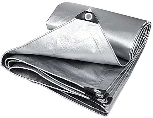 WJDY BâChe ÉTanche,BâChe PVC,Isolation Thermique Épaissie, pour Bâche De Camion Extérieure, 26 Tailles (Color : Silver, Size : 2x3m)