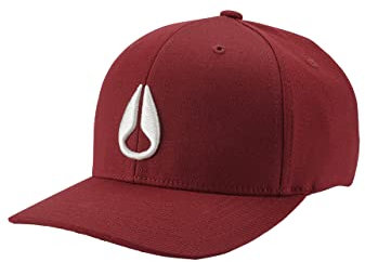 NIXON Deep Down FF Athletic Fit Hat - Burgundy/White - S/M