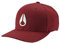 NIXON Deep Down FF Athletic Fit Hat - Burgundy/White - S/M