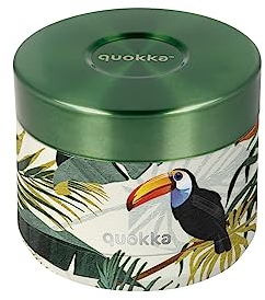 Quokka WHIM TROPICAL | CONTENANT THERMIQUE EN ACIER INOXYDABLE POUR ALIMENTS 369 ML