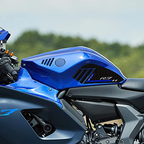 labelbike - 3D Aufkleber für Motorrad Tankseiten Dekorationen und Schutz kompatibel mit Yamaha R7 2021-2024