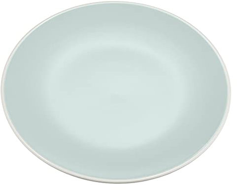Devon Ceramics Ltd Set of Stoneware Dinner Plates (Set of 2, Green)