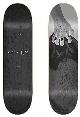 SOVRN Unisex Erwachsene Wölfe 8.0x31.85 Deck Chassis, Mehrfarbig (Mehrfarbig), Einheitsgröße