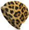 Leopard Animal Print Dünne Strickmützen Herren Damen Mützen Gestrickte Hedging Caps