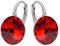 Rivoli Ohrringe Österreichische Zirkonia 925 Silber - Schmuck für Frauen und Mädchen - Hängeohrringe Ideal für Geschenke für Frauen (Light Siam)