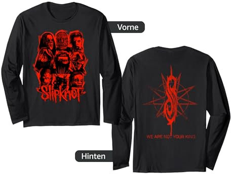 Slipknot Aufnäher We Are Not Your Kind, Rot Langarmshirt