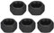 QUARKZMAN 5/8-18 Hexagonales Tuercas, Carbono Acero Grado 8.8 Negro Óxido Hexagonal Tuerca para Tornillo Perno, 5 de Paquete