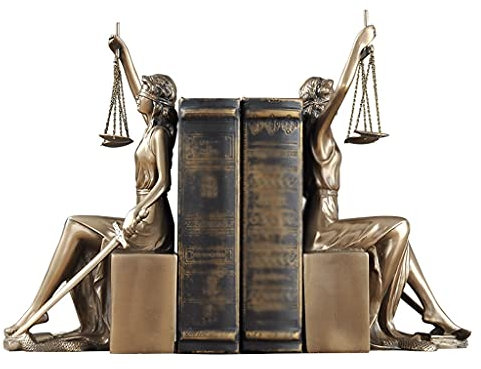 Serre-Livres Serre-Livres Bronze Rétro Déesse de la Justice Serre-Livres Étagère Heavy Metal Anti-Mobile Serre-Livres Bureau Taverne Salon Décoration Ornements Livres Décoratifs Good