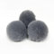 SYSUII 10 Stück Kunstfell Bommel 7cm Kunstfell Fellbommel Pompon Pom Ball DIY Fell Pom Poms für Damen Tasche Mützen Anhängern Dekoration Schlüsselanhänger Charms Strickmütze Zubehör -Dark grau