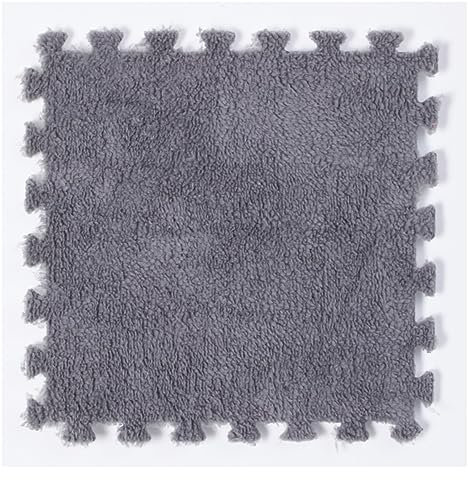 Soft Foam Play Mats Tiles With Borders, 20pcs Set - Puzzle Playmat, Interlocking Jigsaw Puzzle Floor Mat For Room & Yard, 12x12inch(Color:Grey)