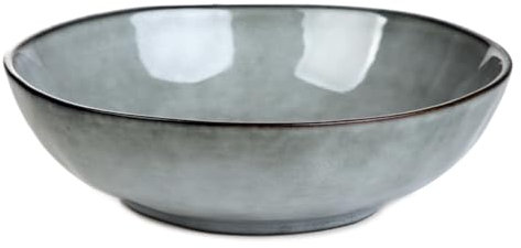 HOMLA Essteller Speiseteller Teller Porzellan LABARRO dunkelgrau 18cm
