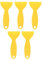 5 Pcs 3D Printer Scraper, Resin Removal Scraper Plastic Spatula for 3D Printing, 3D Printer Tools, for WANHAO D8, for for Nova, Yellow