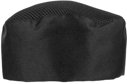 PACKOVE Berretto Cuoco Unisex Berretto Sushi Cappelli Berretti da Cuoco Cappello da Servizio Moda Cintura Nera Cappello da Cucina da Uomini e Donne Stoffa