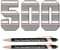 STREADVE 500 Kugelschreiber mit Gravur Kugelschreiber Personalisiert Logo Name Stift Personalisierte Kuli Dankeschön Geschenk Hochwertig für Hochzeit Geburtstag Mitarbeiter, Schwarz