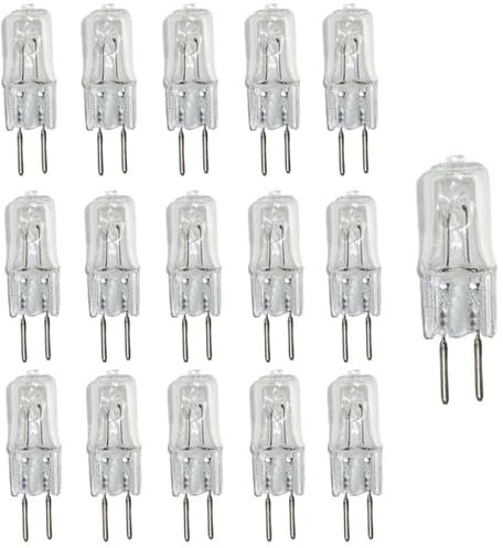 JZLBBC Ampoule À Capsule Halogène G5.3 220V 35W Ampoule G5.3 Lampe 2 Broches Dimmable Blanc Chaud,20W,20Pc