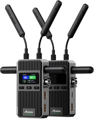 Accsoon - CineView 2 SDI - Drahtloser Videosender und Videoempfänger (TX + RX) mit HDMI und SDI - 457 Meter Reichweite