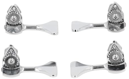 Gitarren-Bass-Stimmgerät, 2R 2L 20:1-Verhältnis, Kopfplatte, Versiegelte Stimmschlüssel, Mechaniken-Ersatz, 4 Saiten