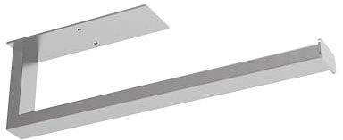 WZRUA Kitchen Roll Holder under Cabinet, Brushed Nickel Paper Towel Holder Self Adhesive, Stainless Steel Kitchen Paper Holder Wall Mounted