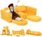 MeMoreCool Fancy Spielsofa für Kinder Cord– 10-teilige modulare Kindercouch Kindersofa Cord für das Spielzimmer, umwandelbare Kleinkindersitzgruppe, Schaumstoff Bausteine für Kinderzimmer, Gelb