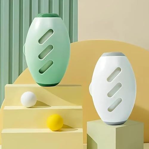 ABOBO Washable Reusable Gel Lint Roller Ball 2 Pack - Must-Have Portable Travel Lint Roller Mini for Effortless Dog & Cat Hair Removal on the Go - Ideal for Clothes, Rugs, (Green, white)
