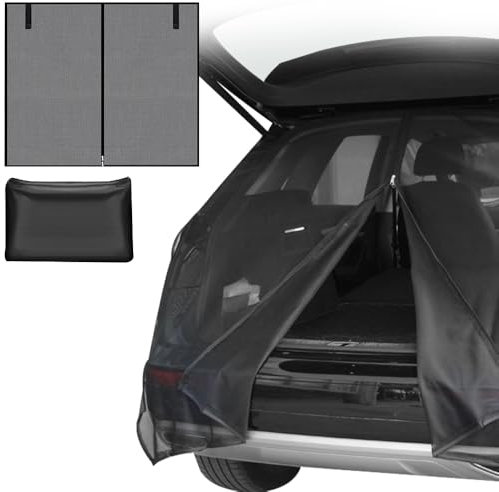 Moskitonetz Heckklappe, 170 * 170cm Auto Magnetische Insektenschutznetze, Fliegengitter Auto mit Magnet, Tragbar Auto Heckklappe Insektenschutz für Wohnwagen Zelt SUV Van Outdoor Camping