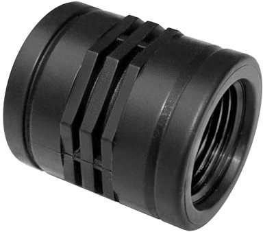 S&M 725456 – Manicotto filettato femmina-femmina 1 ¼ in polietilene | Racorello con filettatura femmina da un pollice e quarto | Resistente e con misure standard
