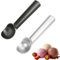 Ice Cream Scoop, Icecream Scoop Metal, 2 Pcs Nonstick Anti-Freeze Aluminum Scooper Spoon, Heavy Duty Durable Design Ice Cream Scoops for Gelato, Cookie Dough, Sorbet, Almond