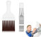 Heanvmyss Brosse De Nettoyage Condenseur De Climatiseur,2 Pièces Peigne d'Aileron,Kit Nettoyage Climatisation Split,Brosse à Ailettes pour Nettoyage Radiateur,Evaporateur,Serpentins de Réfrigérateur