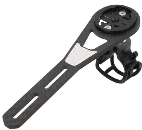 Bike Computer Bracket for Blackbird Carbon Fiber Bike Computer Mount Lightweight Rustproof for Bryton with Flat View Positioning (Long)