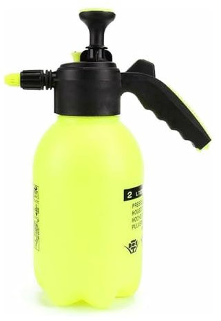 2L Garden Pressure Sprayer Bottle | Handheld Pump Action Water Spray, Adjustable Nozzle | Compact Weed Removal & Plant Mister | Heavy Duty Hand Pump for Indoor Outdoor Plants, Lawn, Greenhouse, Car Cl