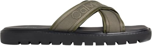 Calvin Klein Herren Sq Molded Sandal Xcross Wb Hm0hm02101Flache Sandalen