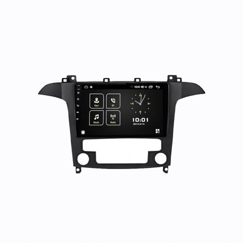 Satellitennavigationssystem Fürs Auto für Ford S-Max 2005-2006 Android 15 9 Zoll Car Radio Bluetooth WiFi Für, 8 Core 6G+128G