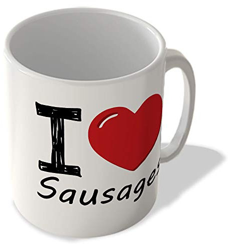 McMug - I Love Sausages - Mug, Ceramic, 11fl.oz.