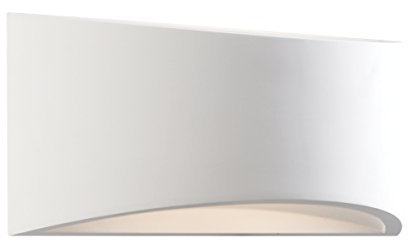 Toko Indoor Wall Light - LED Modern Wall Wash Light - 3W LED COB Gypsum Plaster Moon Sconce - Up/Down Wall Lights for Living Room, Bedroom, and Hallway – LED Integrated 3000K Warm White