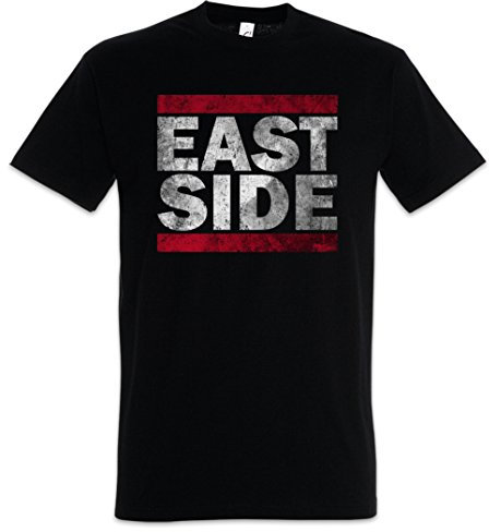 Urban Backwoods East Side Herren T-Shirt Schwarz Größe 2XL