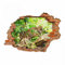 nikima - 092 Wandtattoo Leopard Baum Dschungel grün - Loch in der Wand - in 6 Größen - wunderschöne Kinderzimmer Sticker und Aufkleber bezaubernde Wanddeko Wandbild Junge Mädchen Größe 1250 x 870 mm