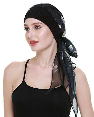 FocusCare Chemo - mützen für Frauen Leichter Krebs schal weiblicher Kopf auf Lange Haare.