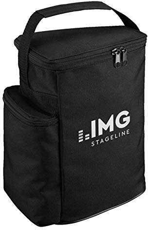 IMG STAGELINE FLAT-M100BAG Transport- und Schutztasche, Schutz-Hülle speziell für die aktive PA-Bühnenmonitorbox FLAT-M100, in Schwarz