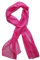 Posh Gear Damen Seiden Schal Chiffon Scialle, rosa aus 100% Seide