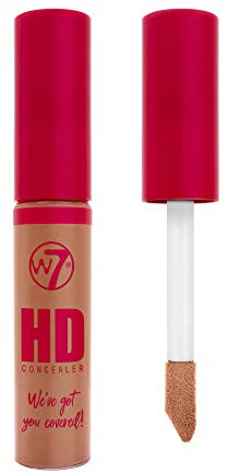 W7 | Concealer | HD Concealer - DW9 | Ideal for Banishing Under Eye Shadows | Suitable For All Skin Types