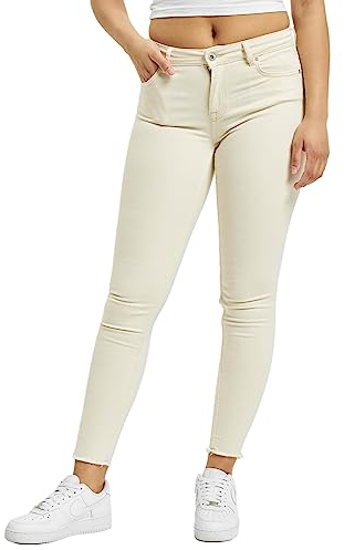ONLY Damen Jeans 15218655 Ecru Xs-30