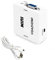 DRIWEI Adattatore convertitore da vga a hdmi digitale analogico jack audio E-011 BIANCO O NERO