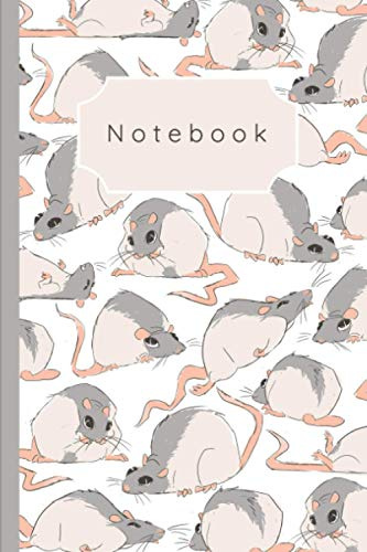 Rat Notebook/Travel Journal - 6x9 Atlas The Rat Character Artwork Book, With Lined Paper And Rats On The Inside (Notebooks)