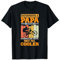 Downhill Papa Herren Vintage Mountainbike T-Shirt Schwarz S