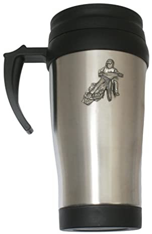 Gamekeepers Cottage gifts Speedway Insulated Travel Mug Stainless Steel Personalised Gift 340
