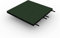 Cannons UK Rubber Playground Flooring - 1 Square Metre - Pack of 4 Tiles - Red, Green or Black (Green)