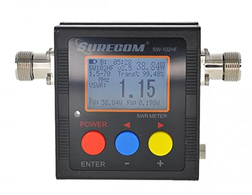Surecom SW-102HF 1.5-70MHz V.S.W.R. and Power Meter